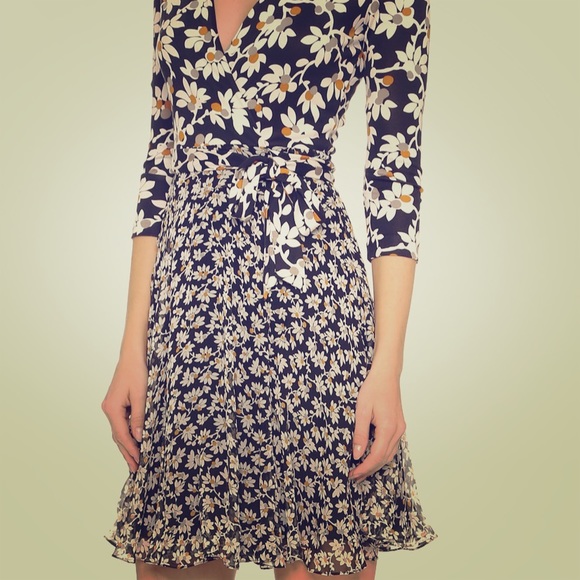 dvf irina wrap dress